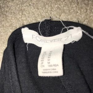 forever 21 plain black shirt